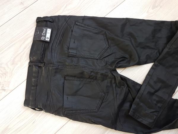 Koženkové nohavice- BLACK