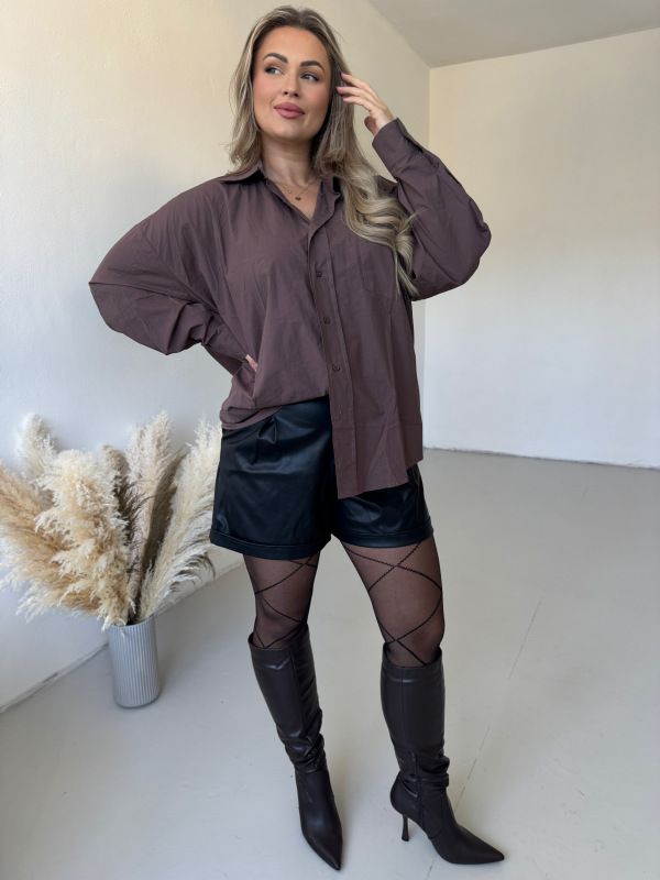Bavlnená košeľa - DEWY brown 2