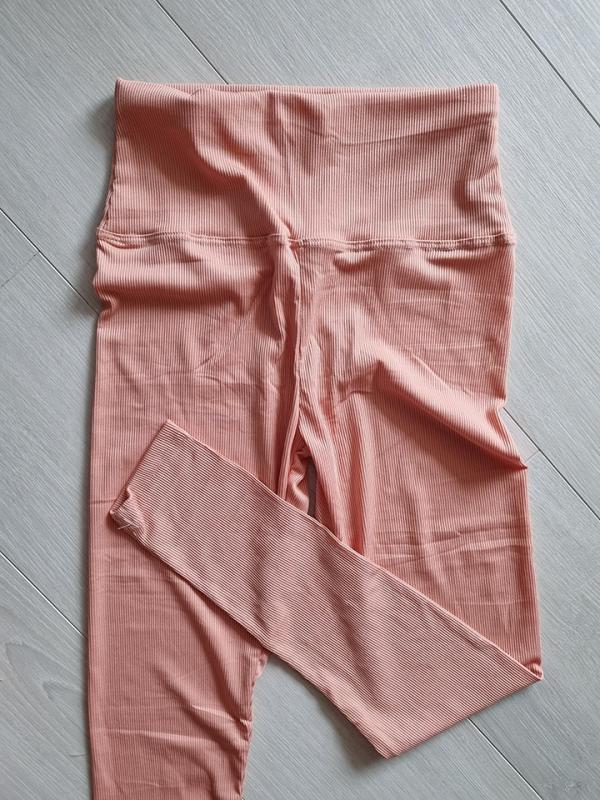 Legínové nohavice s pásikmi - PEACH