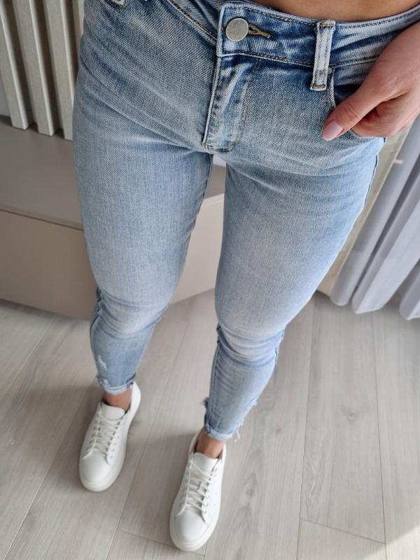 Elastické denim rifle - KELSEY