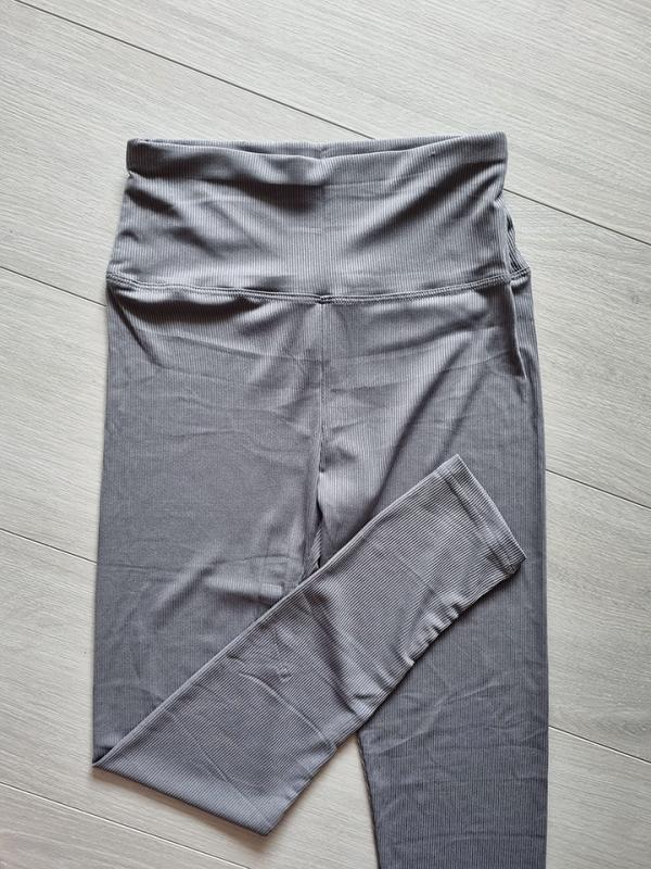 Legínové nohavice s pásikmi - GREY