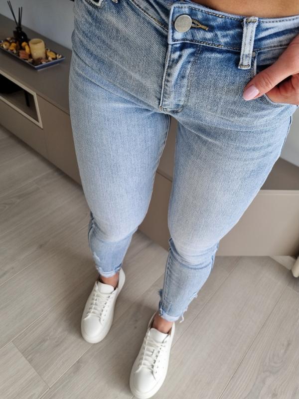 Elastické denim rifle - KELSEY